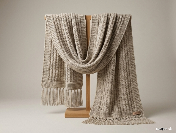 Toyota Slip Stitch Rectangular Shawl Beginner