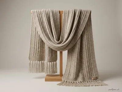 Stitch chart guide image for Toyota Slip-Stitch Rectangular Shawl — Beginner