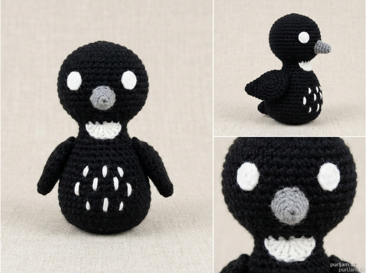 3 Inch Amigurumi Loon