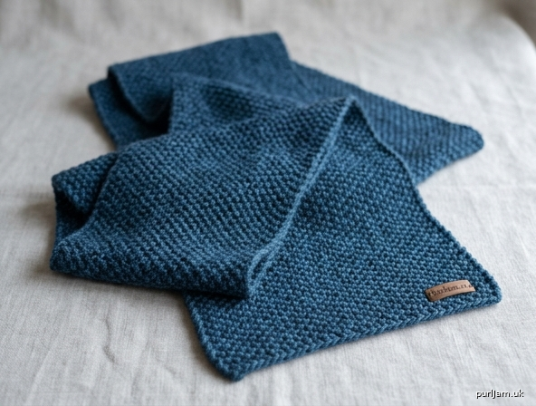 Easy Moss Stitch Scarf