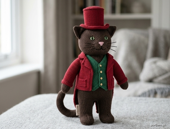 Sir Whiskerton The Dapper Standing Cat