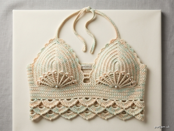 Mermaid Seashell Bra Top