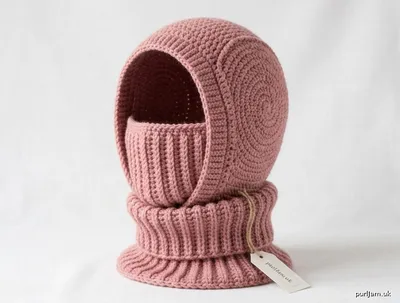 Stitch chart guide image for Balaclava Turtleneck