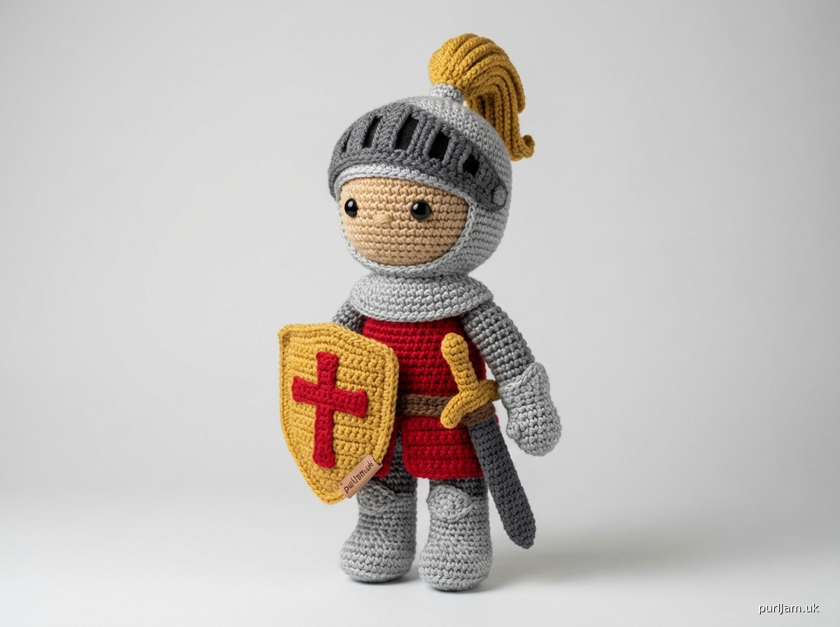 Sir Cuddlesworth The Brave Crochet Knight In Armor