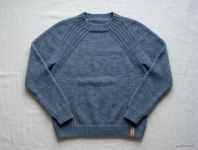 Stitch chart guide image for S-Curve Compound Raglan Pullover