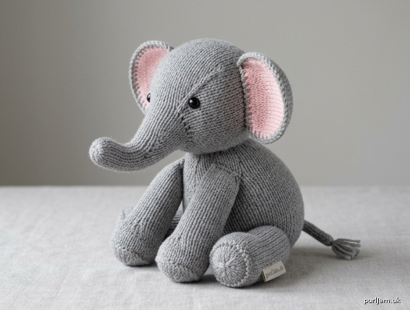 Elefante A Knitted Elephant Amigurumi