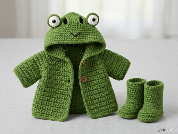 Frog Hood Raincoat And Boots