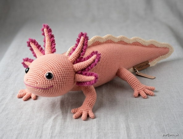 Realistic Amigurumi Axolotl