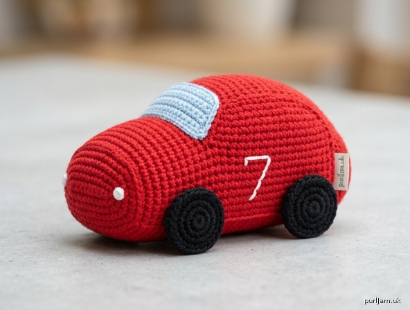 Mini Racing Car Crochet Pattern