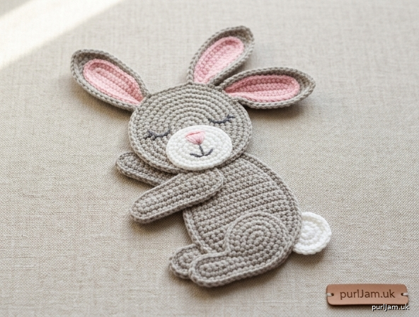 Generated preview image for Sleeping Baby Bunny Appliqué