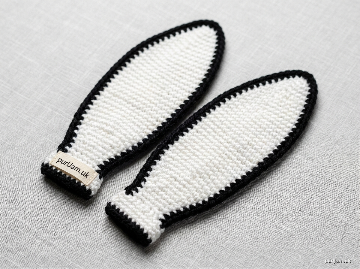 Flat Bunny Ears Crochet Pattern