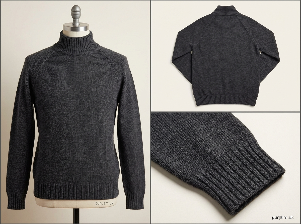 1962 Mens Funnel Collar Pullover