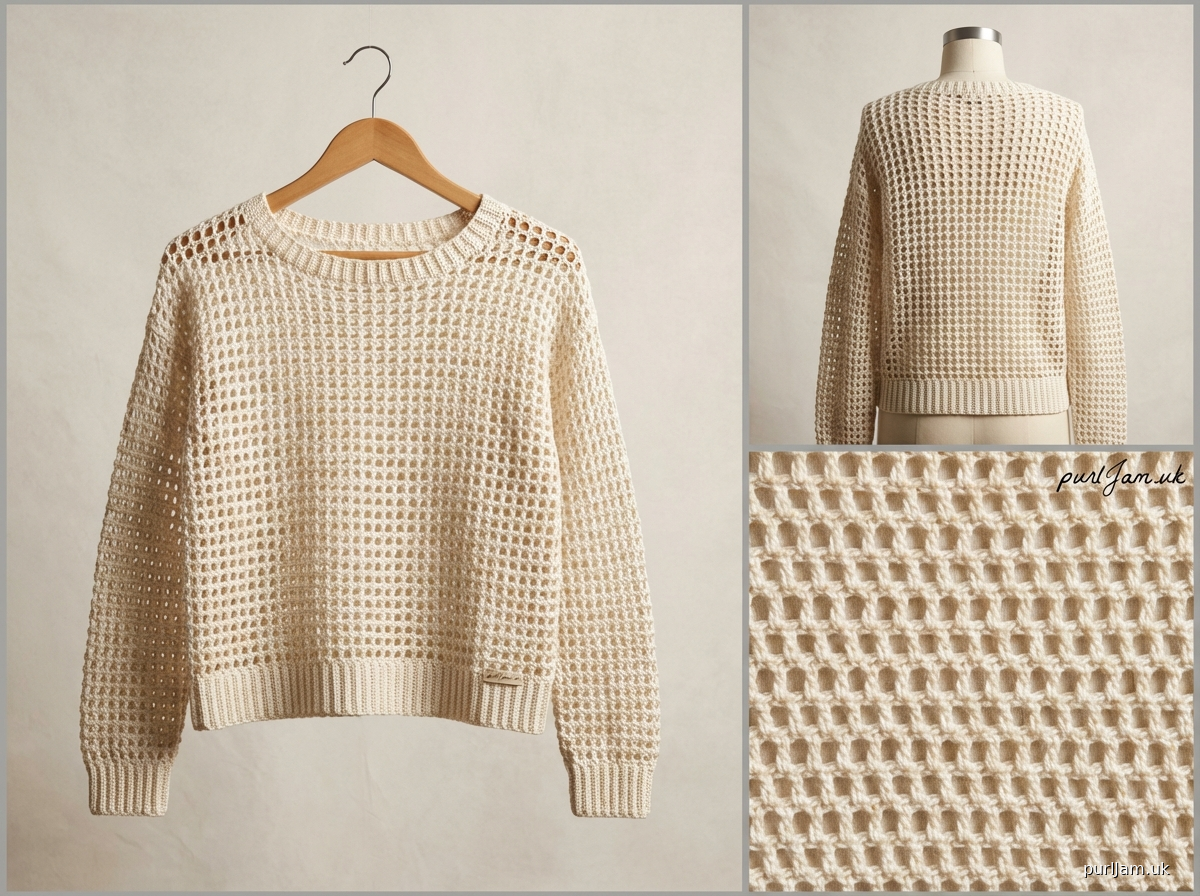 Breezy Filet Mesh Pullover