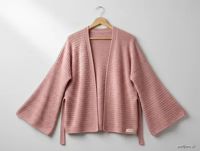 Stitch chart guide image for Blush Bell Summer Cardigan