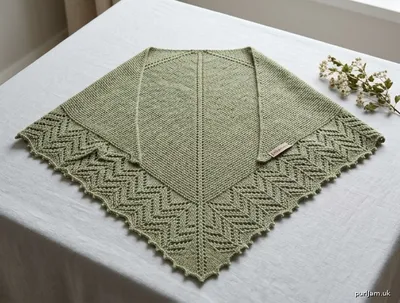 Stitch chart guide image for Hawthorn Shawl
