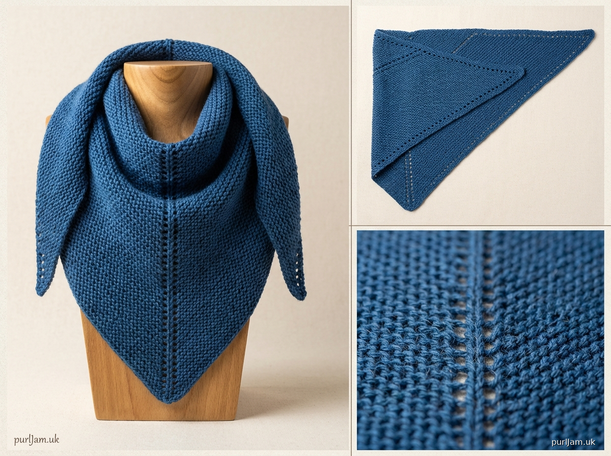 Classic Garter Stitch Bandana