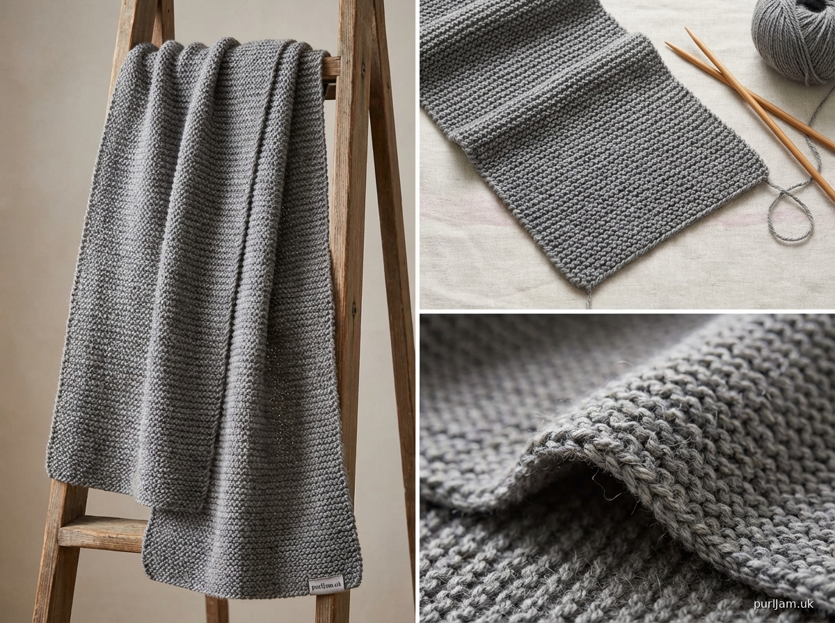 Classic Garter Stitch Scarf