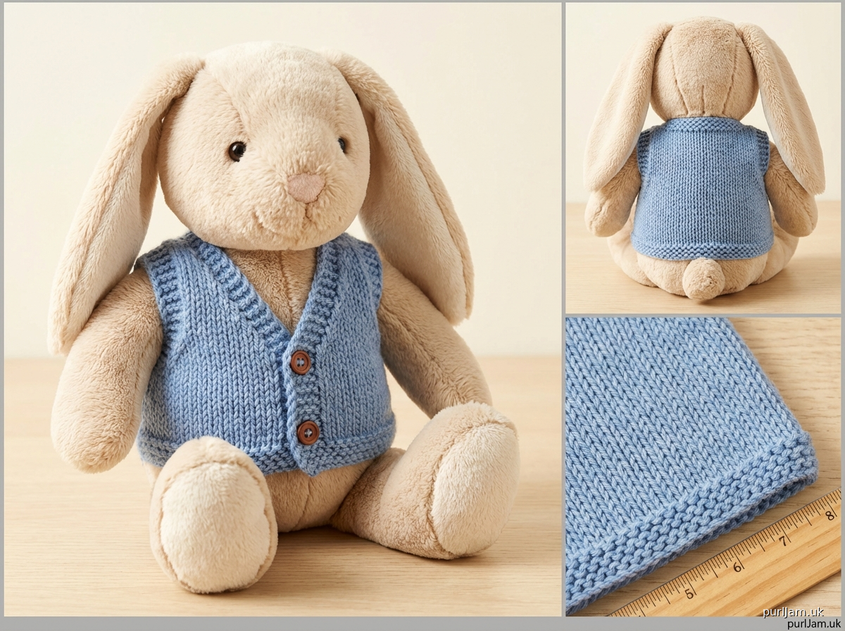 Peter Rabbit Style Vest For Bunny Friend