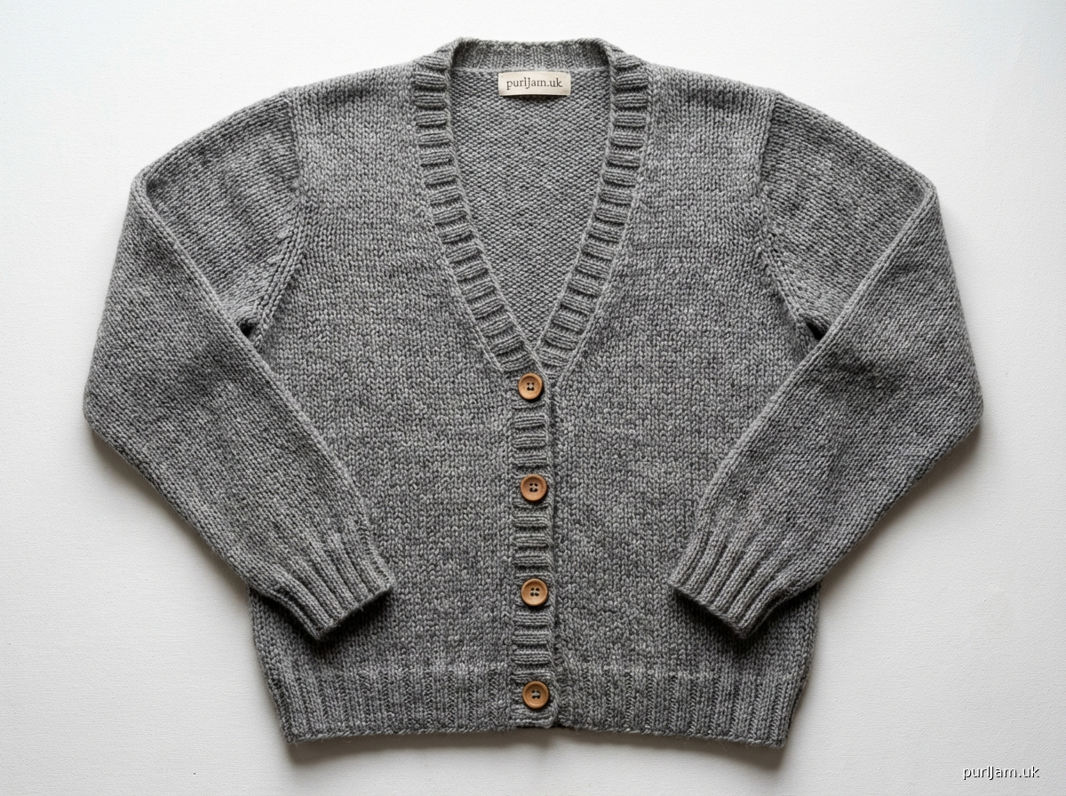 Beginners Stockinette Cardigan