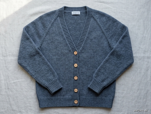 Easy V Neck Raglan Cardigan