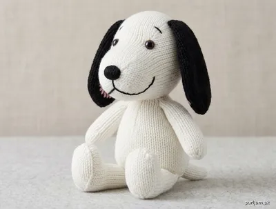 Stitch chart guide image for Snoopy Plushie (Sitting)