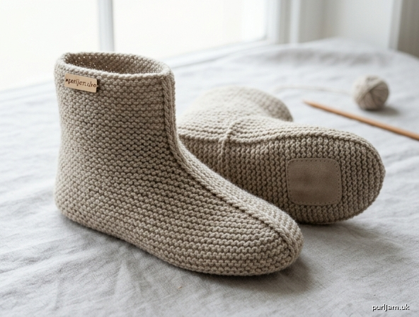 Cozy Knitted Slippers