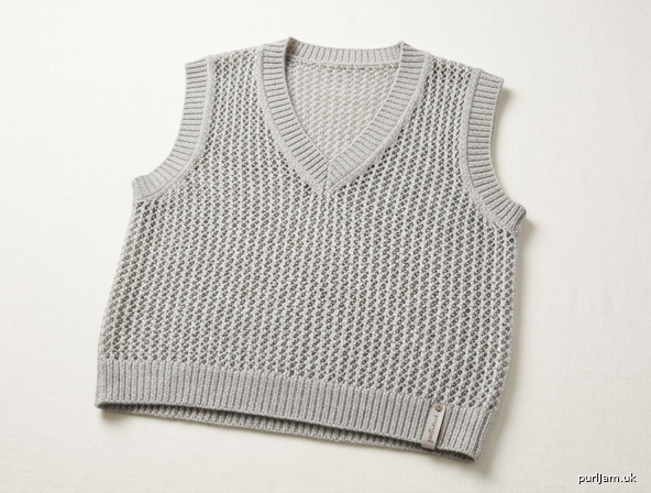 Simple Mesh Lace Vest