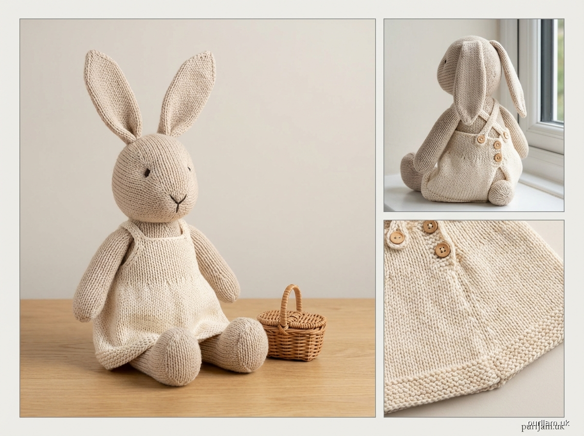 Summer Dress For Knitted Bunny