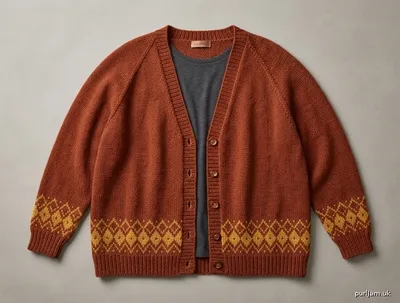 Stitch chart guide image for Harvest Flow Cardigan