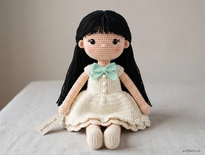 Stitch chart guide image for Melody Doll