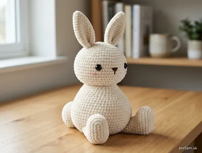 Stitch chart guide image for Chibi Sitting Loaf Base Bunny