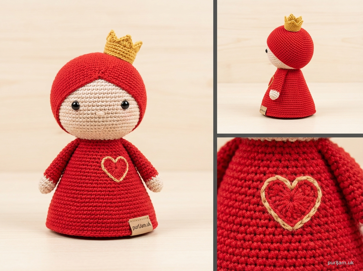 Queen Of Hearts Amigurumi