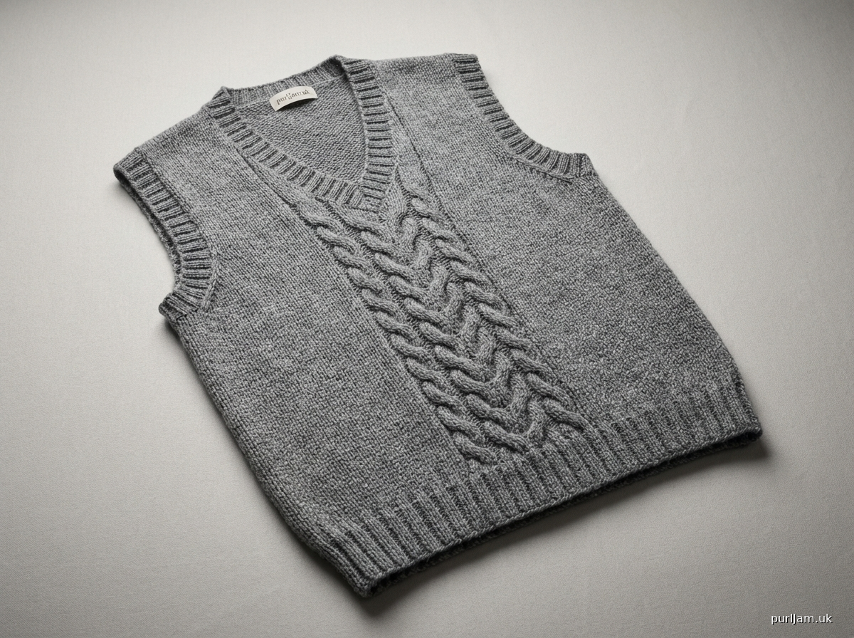 Cabled Vest
