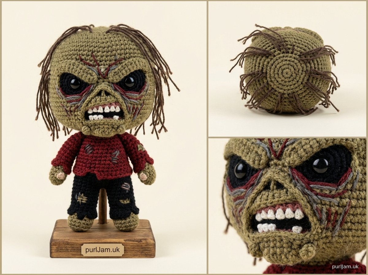 Eddie The Head Funko Style Amigurumi Pattern