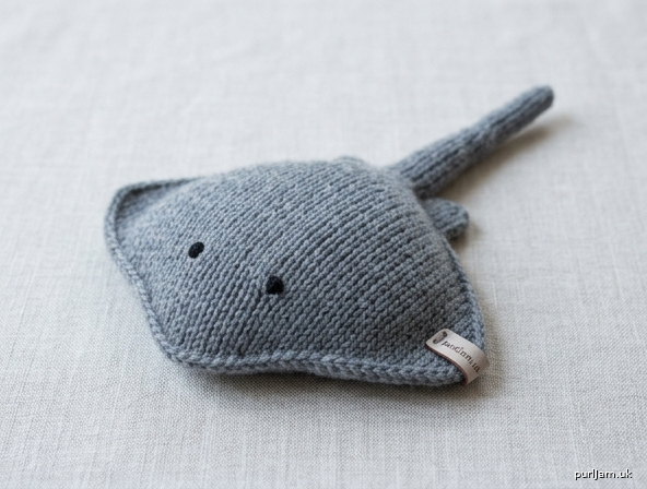 Miniature Stingray Knitted Amigurumi