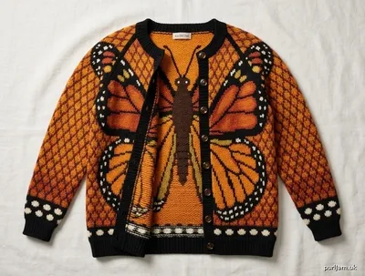 Stitch chart guide image for Monarch