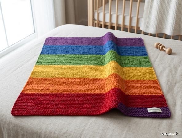 Susies Rainbow Baby Blanket
