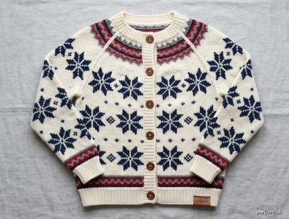 Generated preview image for NORDIC STAR — Norwegian Colorwork Cardigan
