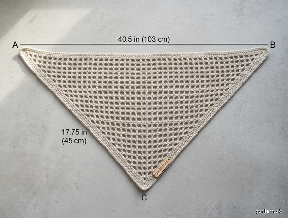 Petite Filet Mesh Shawl