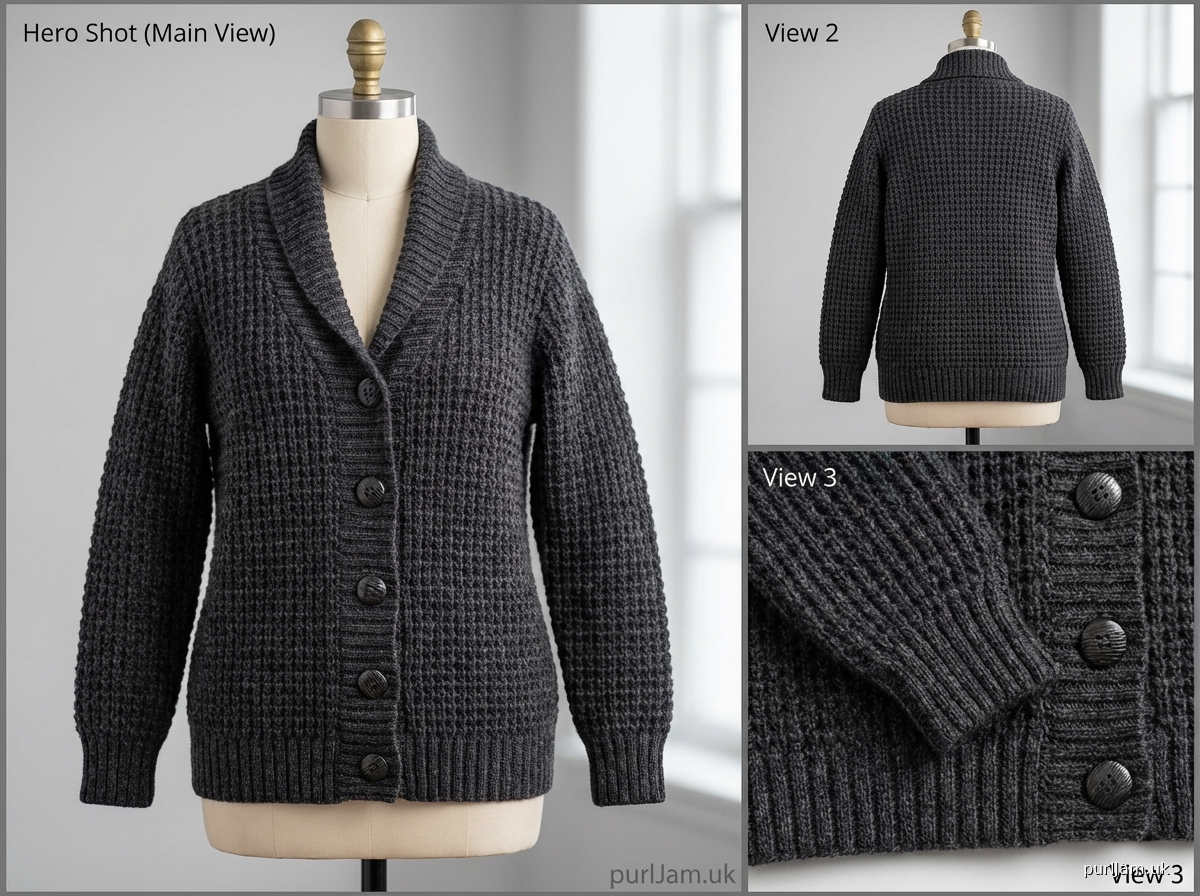 Waffle Warmth Cardigan