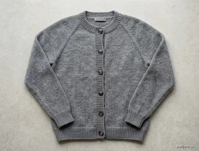 Stitch chart guide image for Top-Down Raglan Cardigan Jacket — Worsted Weight