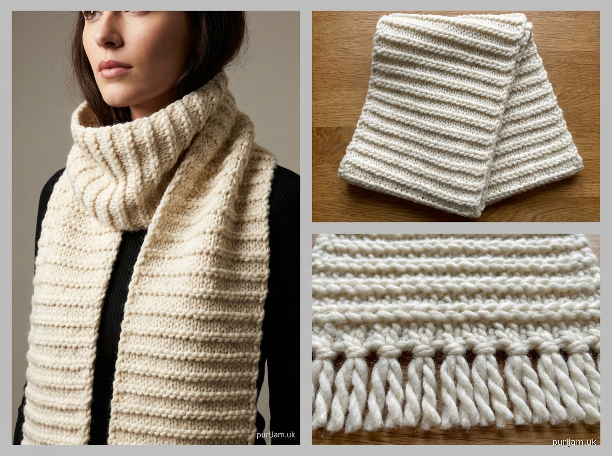 Let It Snow Textured Scarf