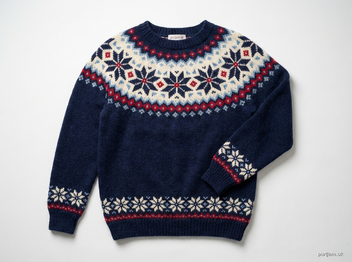 Nordic Fair Isle Yoke Pullover