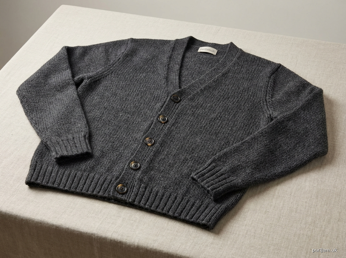 Mens Classic Stockinette Cardigan