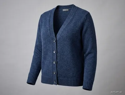 Stitch chart guide image for Classic V-Neck Cardigan
