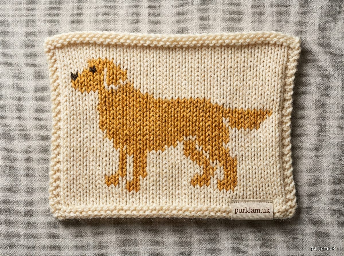 Golden Retriever Colorwork Chart