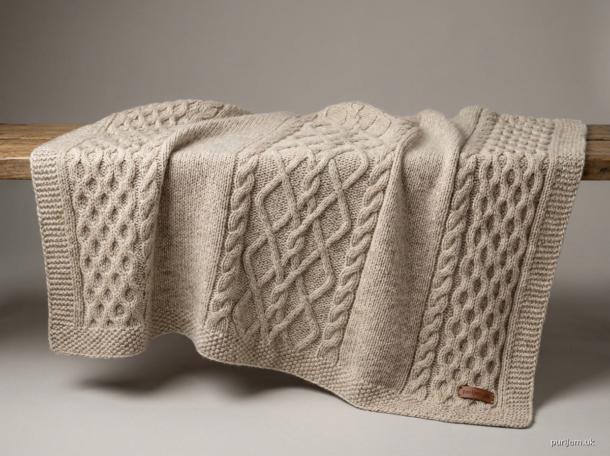 Woven Shadows Afghan