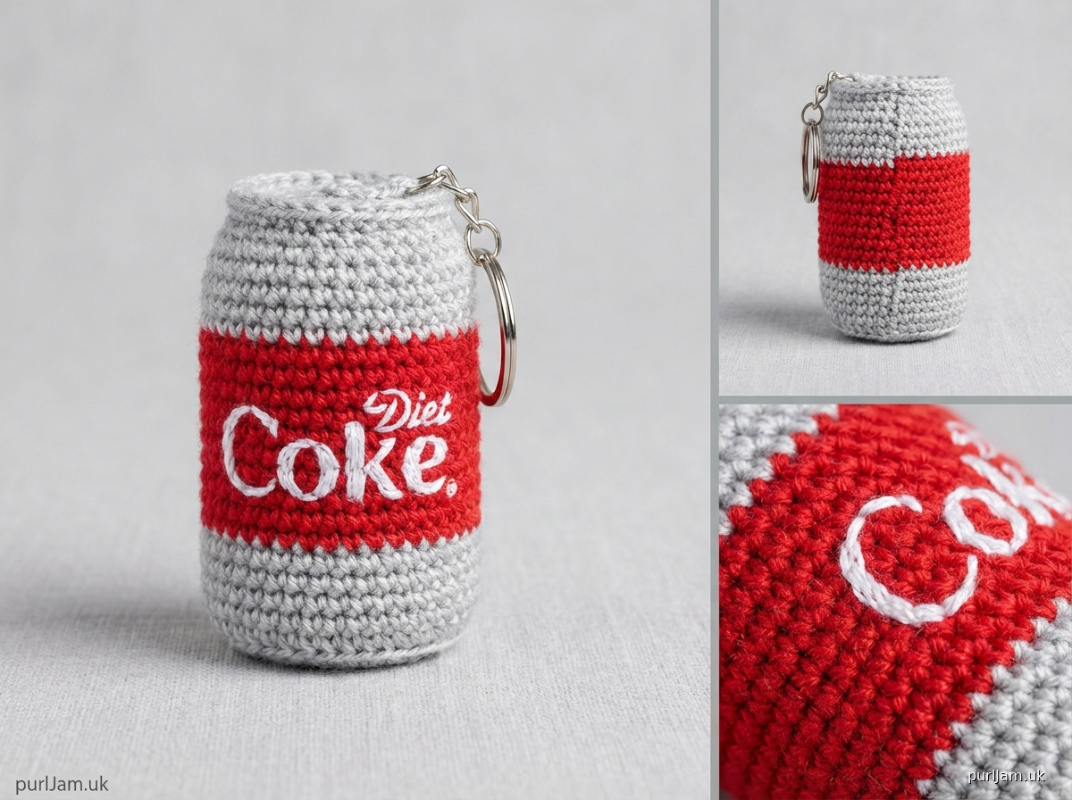 Diet Coke Can Keyring