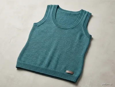 Stitch chart guide image for Low Scoop Neckline Singlet