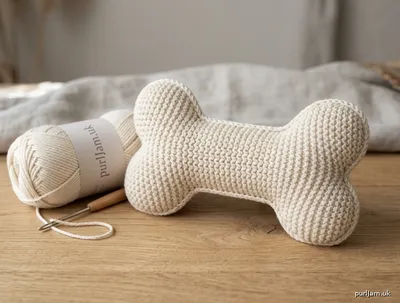 Stitch chart guide image for Chewy Bone Dog Toy